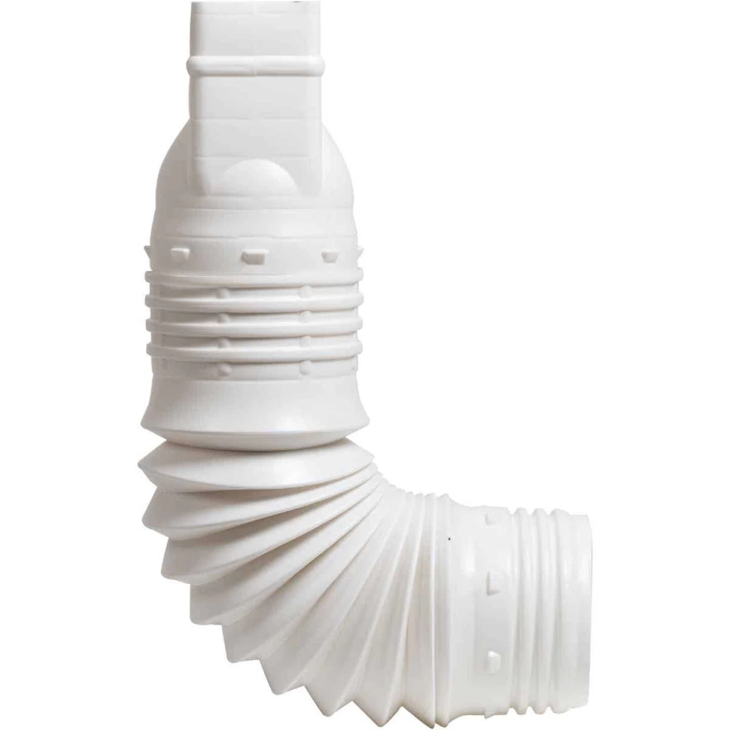 Amerimax Flex-A-Spout 3 In. X 4 In. X 3 In. Or 4 In. Downspout Adapter 1 Amerimax Flex-A-Spout 3 In. X 4 In. X 3 In. Or 4 In. Downspout Adapter