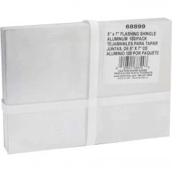 Amerimax 5 In. X 7 In. Mill Aluminum Step Flashing Shingle (100 Count)