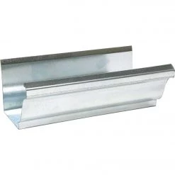 Amerimax 5 In. X 10 Ft. K-Style Galvanized Stee LGutter