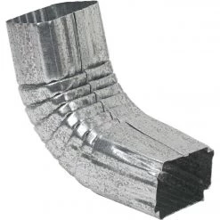 Amerimax 2 X 3 In. Galvanized Galvanized Front Downspout Elbow