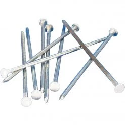 Amerimax 7 In. White Aluminum K-Style Gutter Spike, (250-Pack)