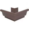 Amerimax 5 In. Galvanized Brown Mitre Gutter Outside Corner