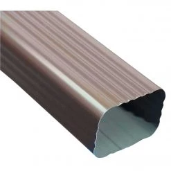 Amerimax 2 In. X 3 In. Brown Galvanized Downspout