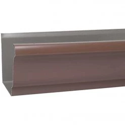 Amerimax 5 In. X 10 Ft. K-Style Brown Galvanized Gutter