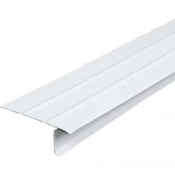 Amerimax F5 Galvanized Steel Drip Edge Flashing, White