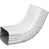 Amerimax 2 X 3 In. Galvanized White Front Downspout Elbow