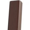 Amerimax 2 In. X 3 In. X 10 Ft. Traditional K-Style Brown Vinyl Downspout