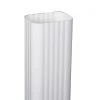 Amerimax 2 In. X 3 In. X 10 Ft. Traditional K-Style White Vinyl Downspout