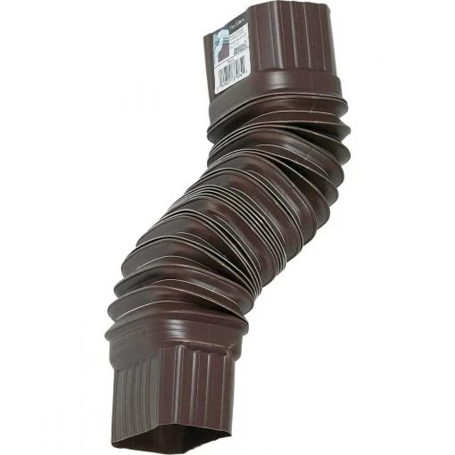 Amerimax 2 X 3 In. Plastic Brown Front Or Side Downspout Elbow -Amerimax Elegant Shop ItemImage 119326 q5vbhp 4yuw5k jo4d0