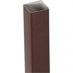 Amerimax 2 In. Square X 10 Ft. Brown Vinyl Downspout