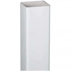 Amerimax 2 In. Square X 10 Ft. White Vinyl Downspout