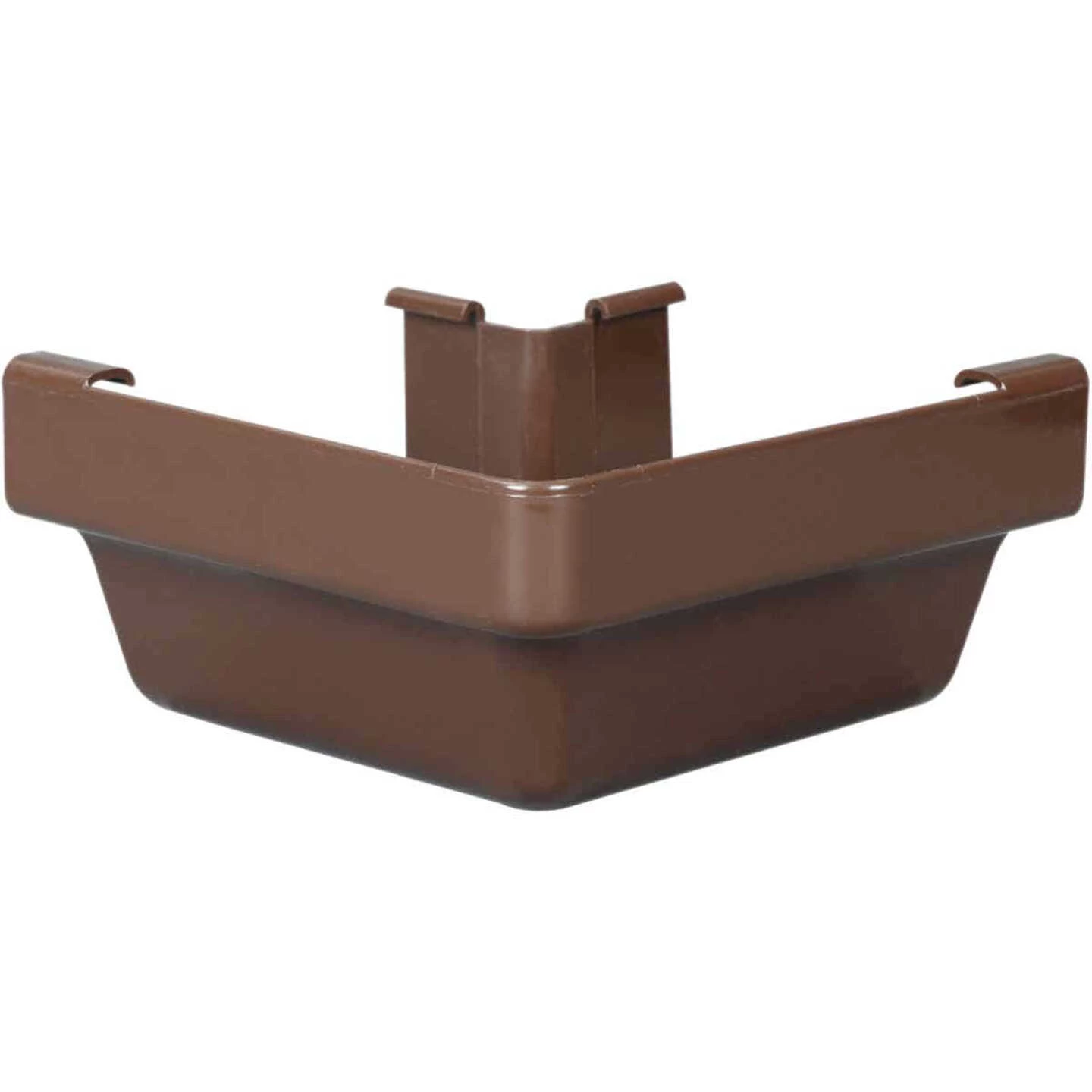 Amerimax 5 In. Traditional K-Style Brown Vinyl Gutter Outside Miter 1 Amerimax 5 In. Traditional K-Style Brown Vinyl Gutter Outside Miter