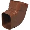 Amerimax 2 In. X 3 In. Brown Vinyl Side B Elbow