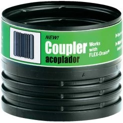 Amerimax Flex-Drain 4 In. W X 3 In. L Flex-Drain Flexible Coupler